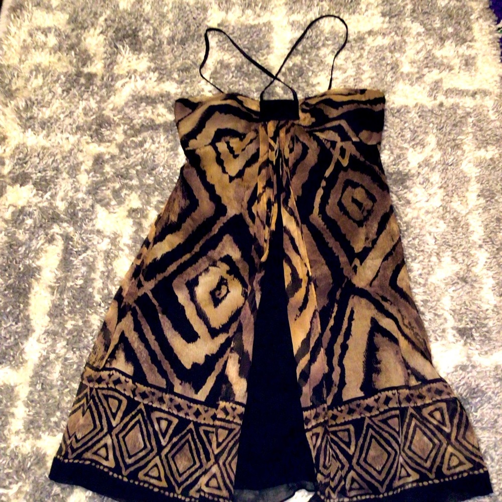 Anne Klein SILK printed mini dress